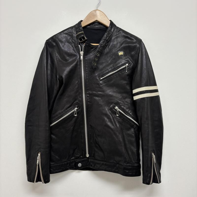 【HYSTERIC GLAMOUR】レザージャケット　ライダース　山羊革　M HYSTERIC GLAMOUR ヒステリックグラマー ジャケット、上着 ライダース