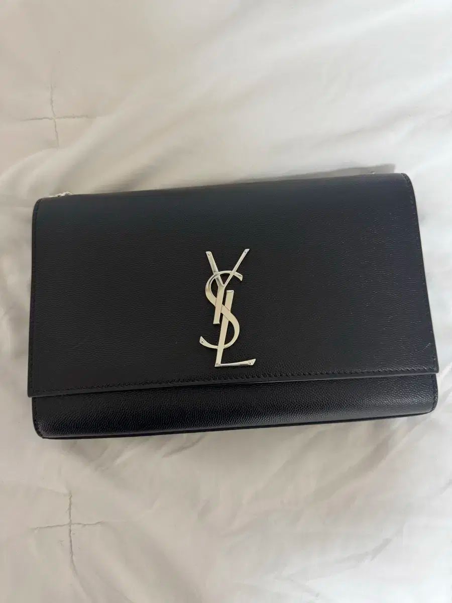 Saint Laurent ケイトバッグ ブラック シルバー