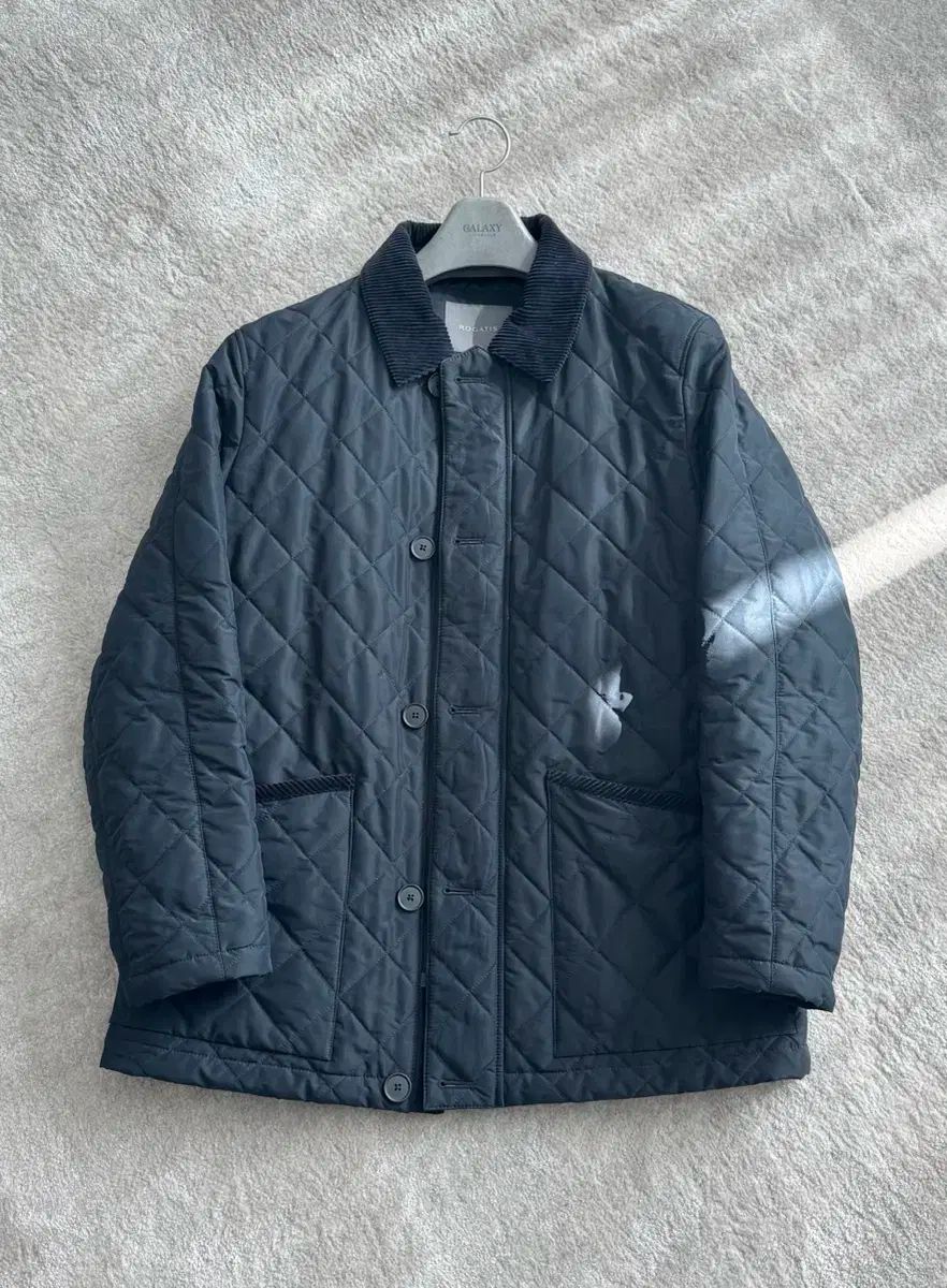 ロガディス ROGATIS コーデュロイ キルティング サファリ ジャケット ネイビー