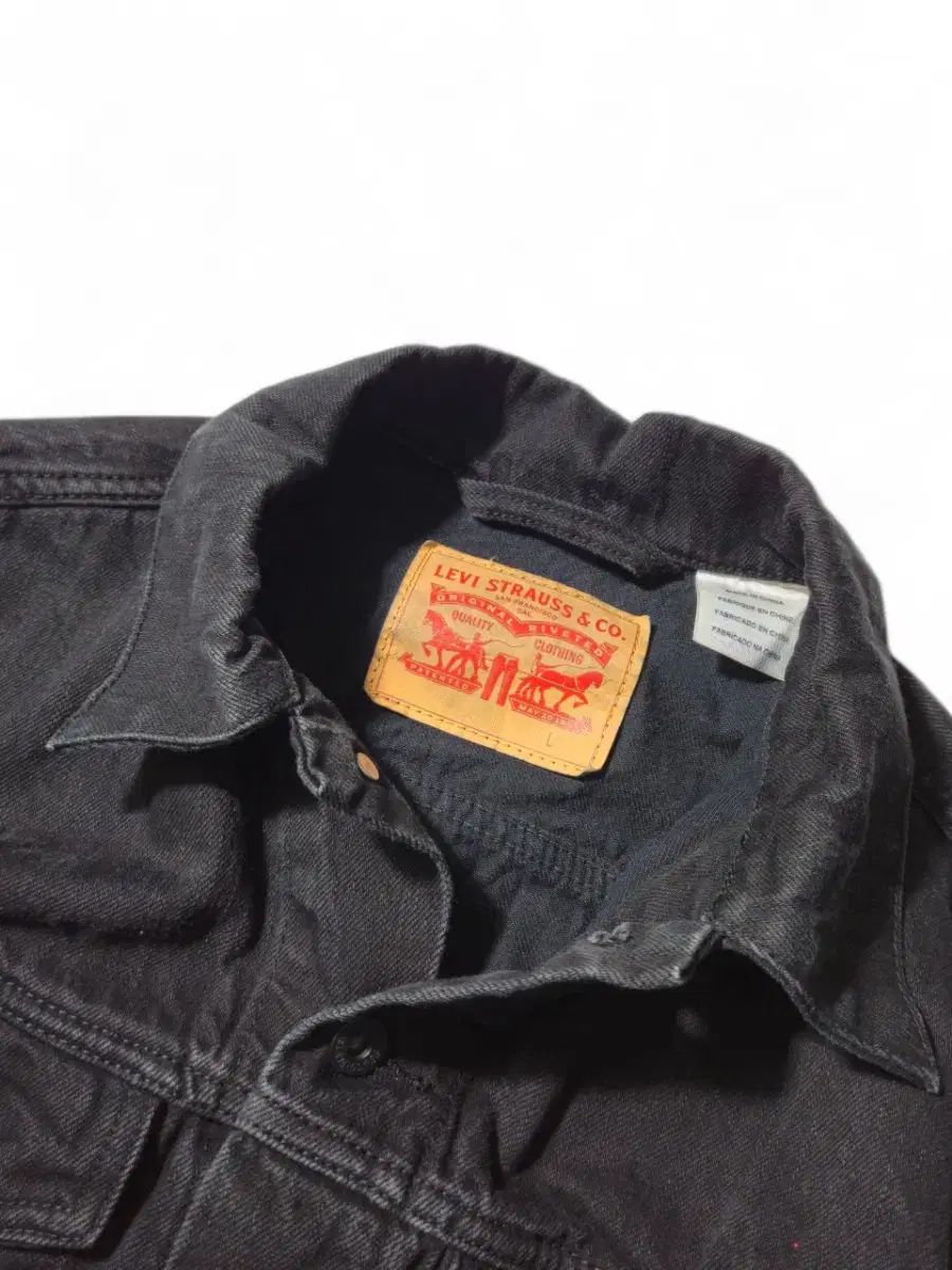 リーバイス ブラック トラッカー ブラックデニム デニムジャケット ブラックデニムジャケット L KANDAIZUMI_COM