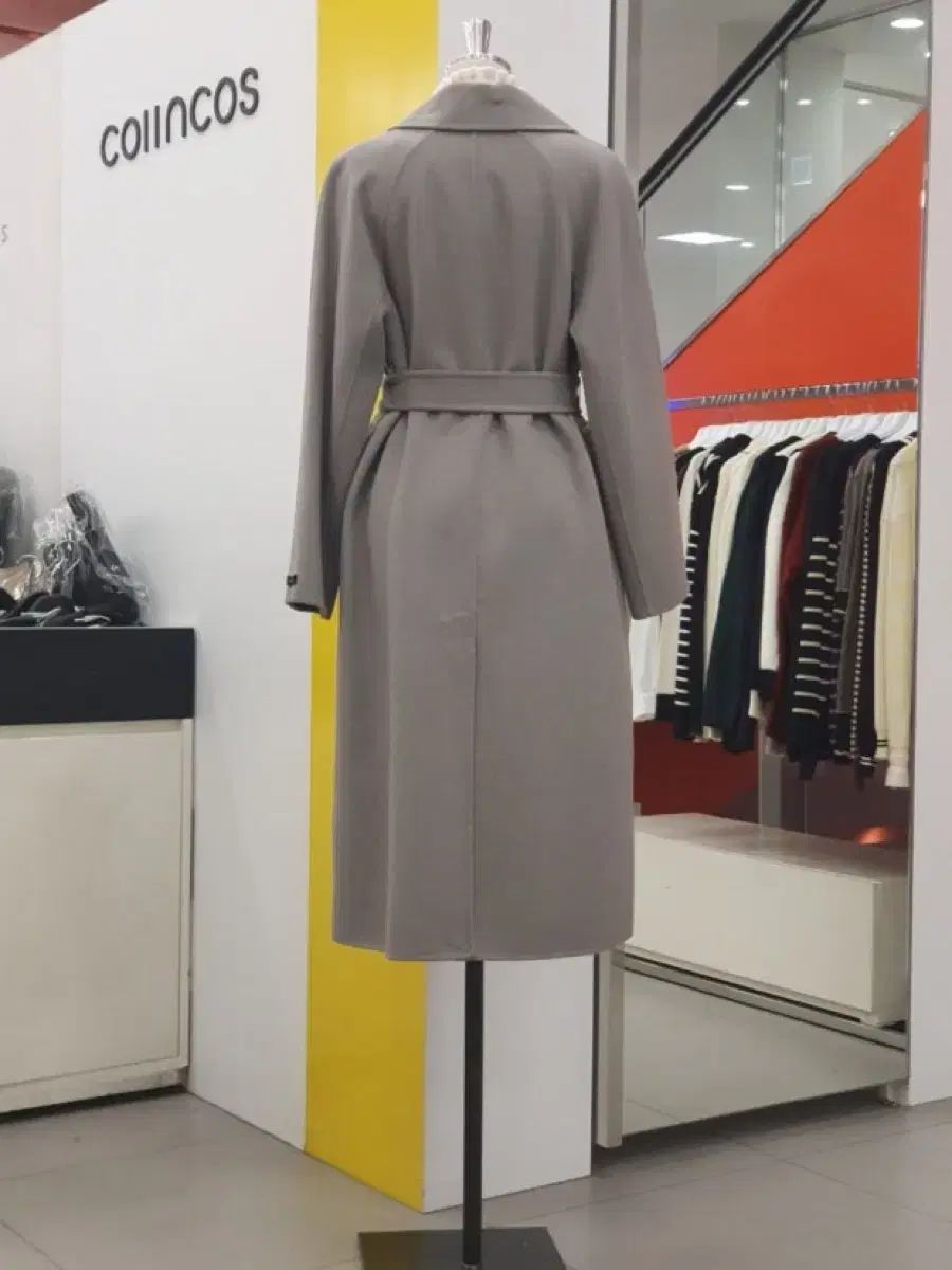 coiincos ベルト付き ハンドメイド コート カーキ