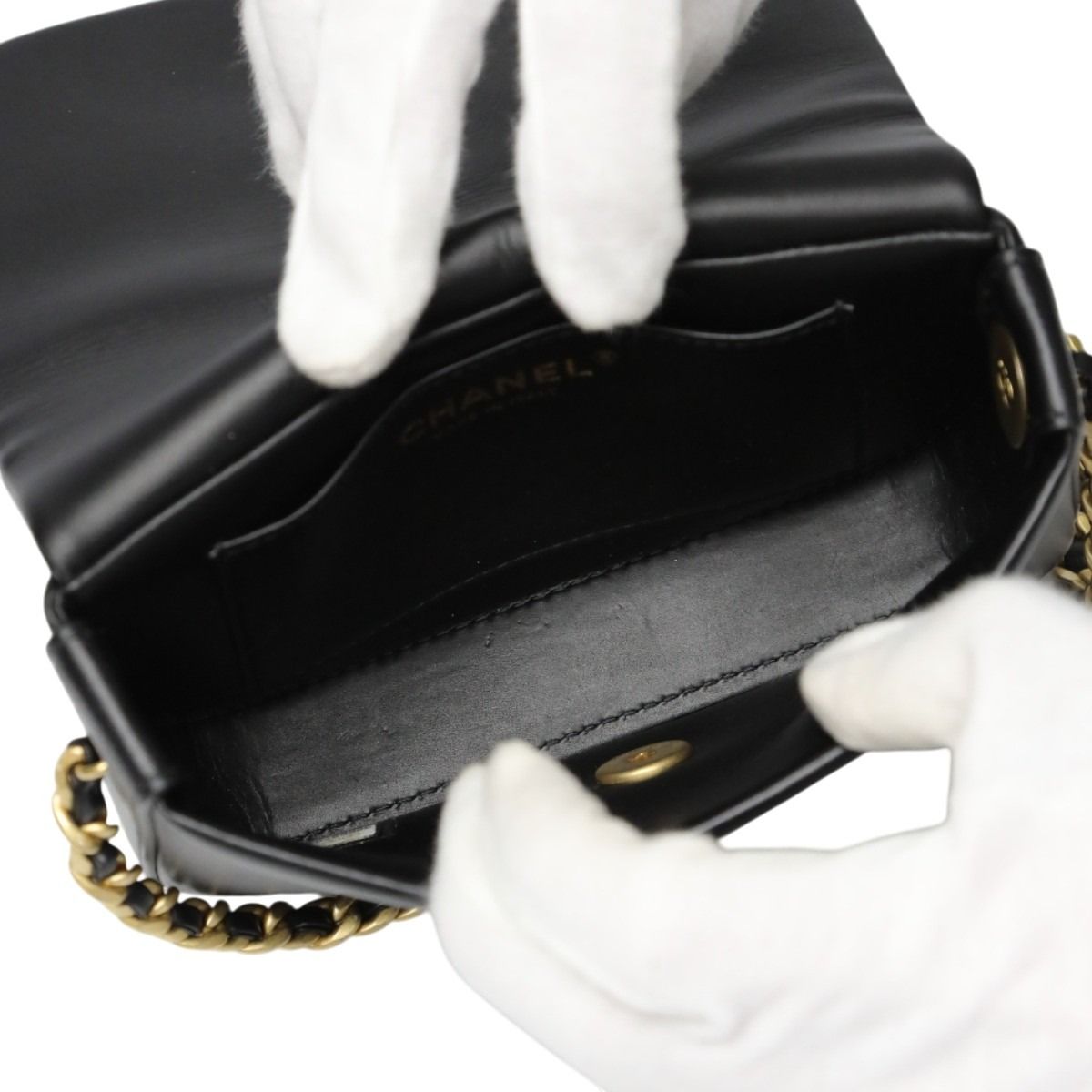 シャネル AS2011 ラムスキン チェーンショルダーバッグ マトラッセ