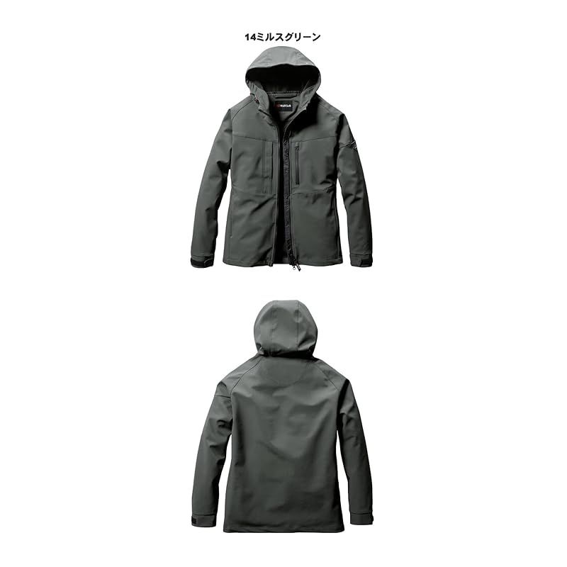 新品】 [バートル] フーディ ジャケット 821 XL 14ミルスグリーン 0 S