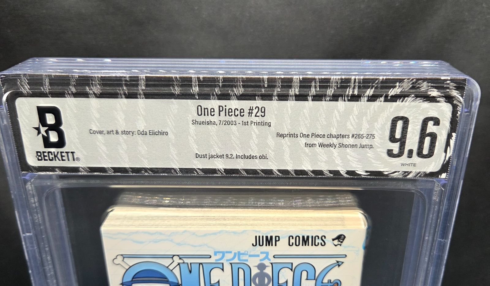 BGS 9.6 ONE PIECE ワンピース 29巻 Vol.29 初版 1 st Printing 帯付き Obi Beckett Graded Manga Book 2003年 鑑定済 漫画 尾田栄一郎 Eiichiro Oda Collector