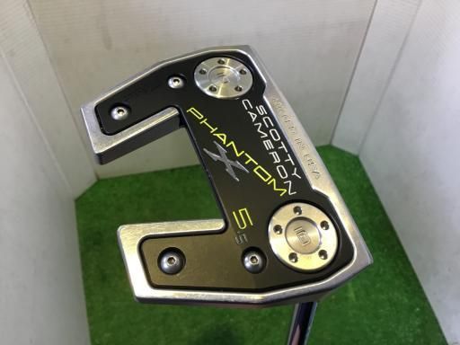 タイトリスト SCOTTY CAMERON PHANTOM X 5.5 2021 34インチ パター PT スチール フレックスその他 メンズ 男性用 右利き 右用 Cランク ゴルフクラブ