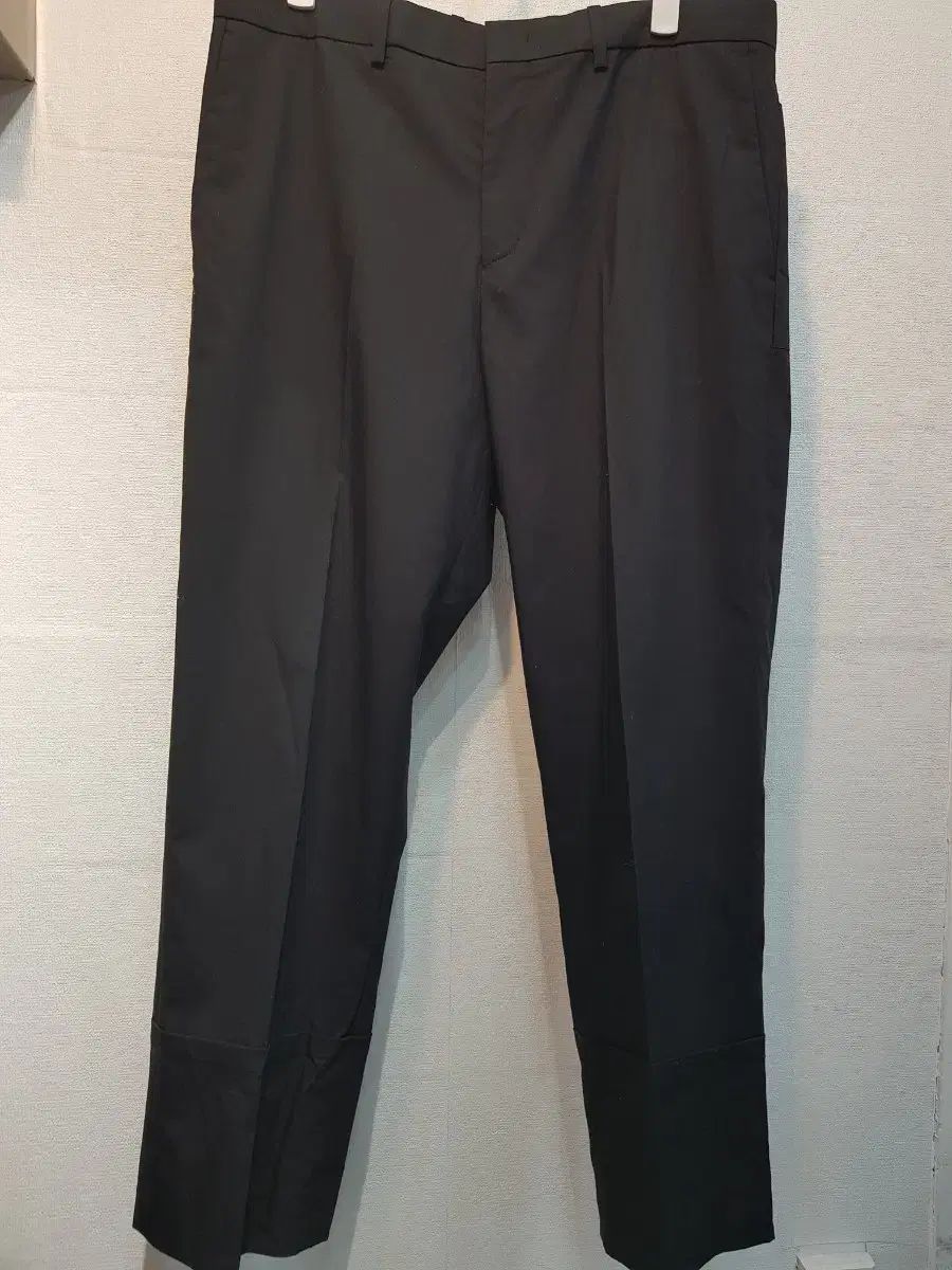 WOOYOUNGMI ウーヨンミ 黒色 スーツ ズボン スラックス 50