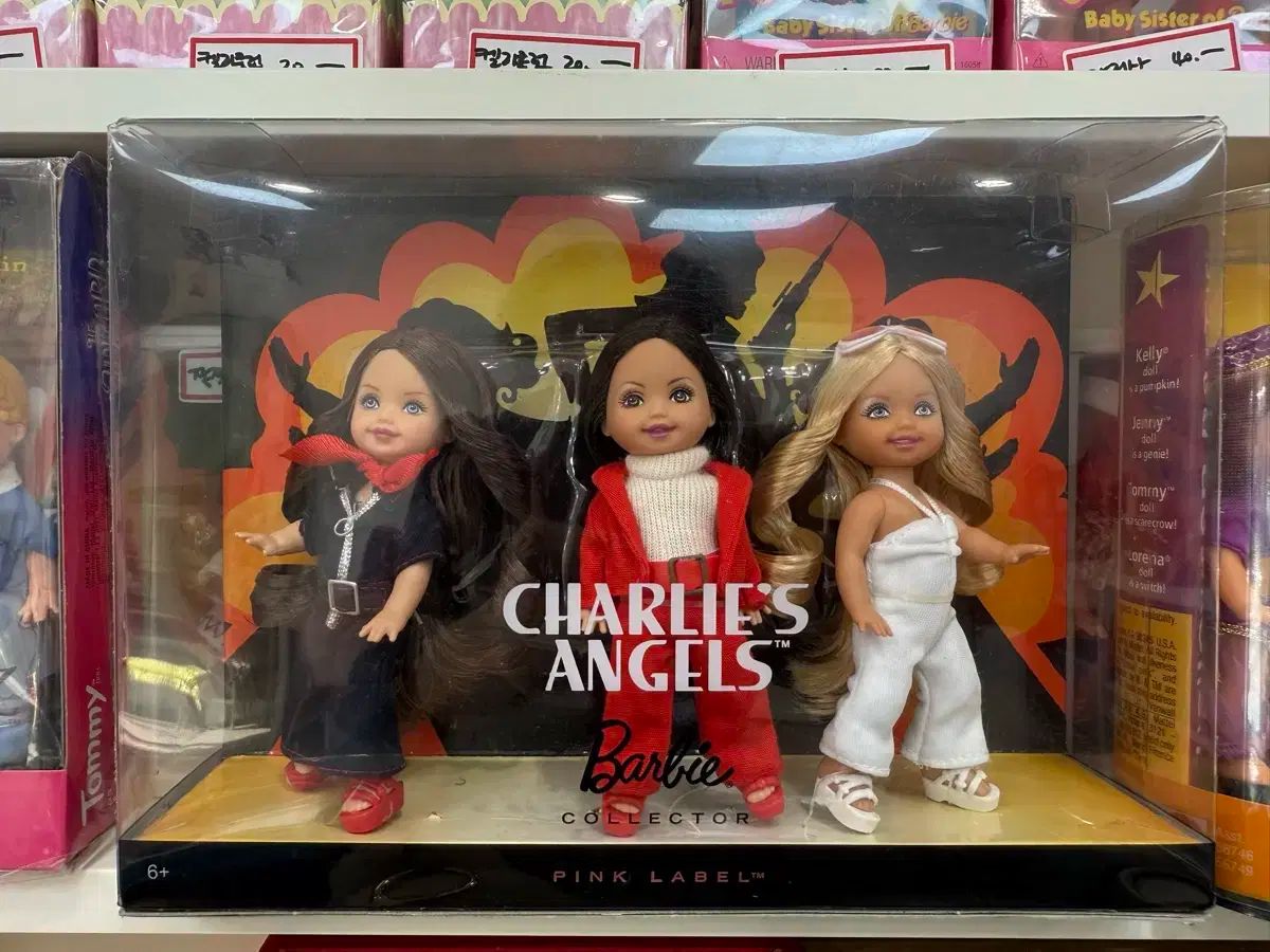 バービー チャーリーズエンジェル ピンクラベル ぬいぐるみ セット