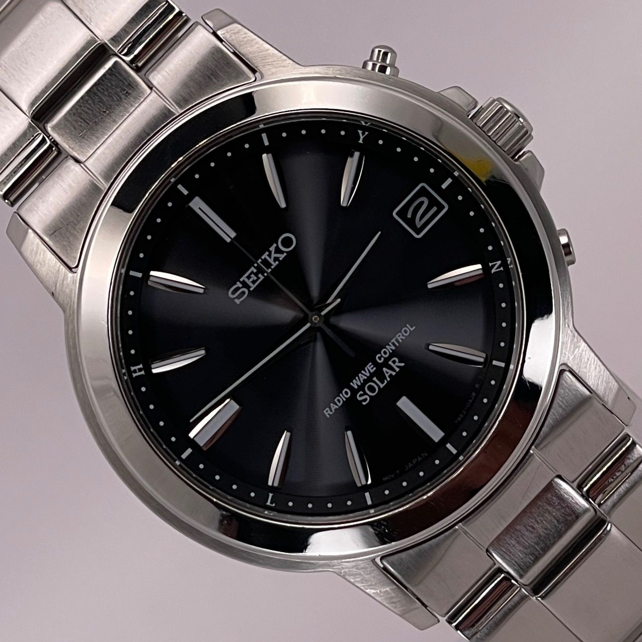 T706 正常稼動 SEIKO セイコー 電波ソーラー SELECTION セレクション SBTM169 7B52-0AF0 人気 時計 メンズ ユニセックス