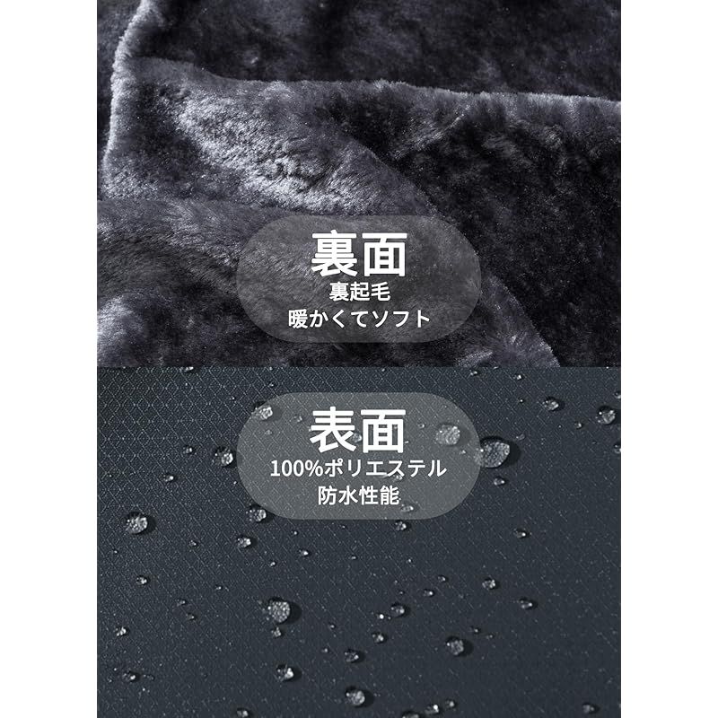 TACVASEN スキージャケット メンズ 大きいサイズ ポケット付き 暖かい アウター マウンテンパーカー 撥水 防風 秋冬 かっこいい ブルゾン キャンプ ダックグレー 2XL