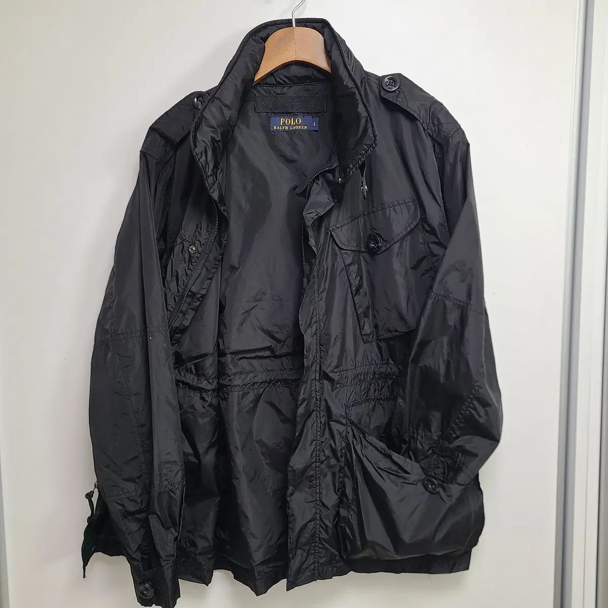 ポロラルフローレン M-65 フィールド ジャケット L ブラック - メルカリ