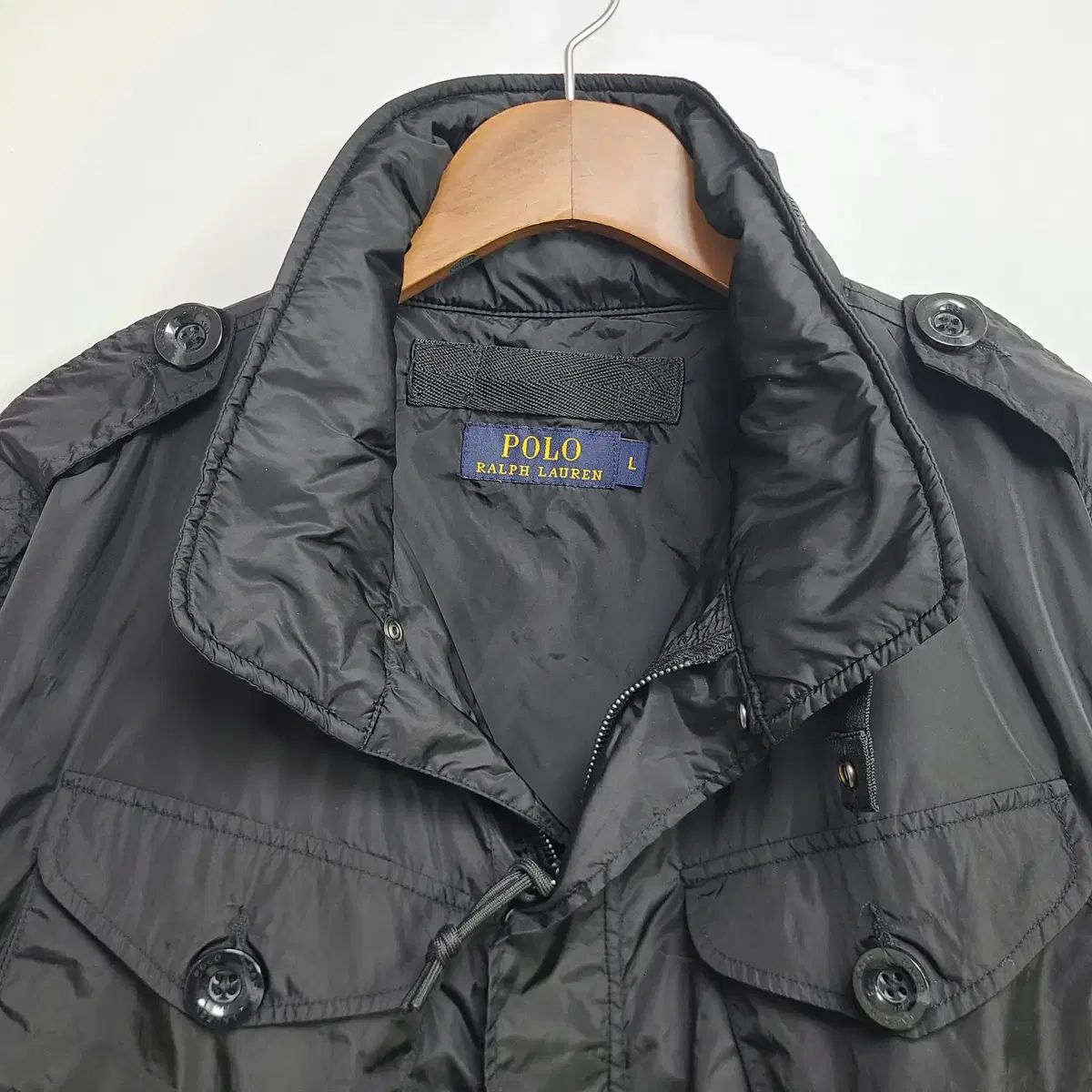 ポロラルフローレン M-65 フィールド ジャケット L ブラック - メルカリ