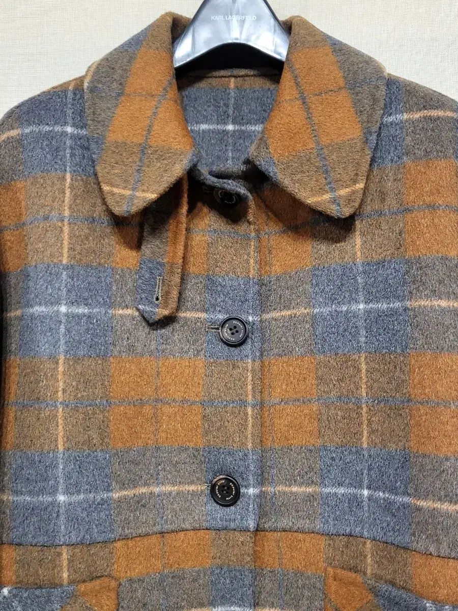 ハンドメイド ウール チェックコート ジャケット アウター GULLKHAN_COM