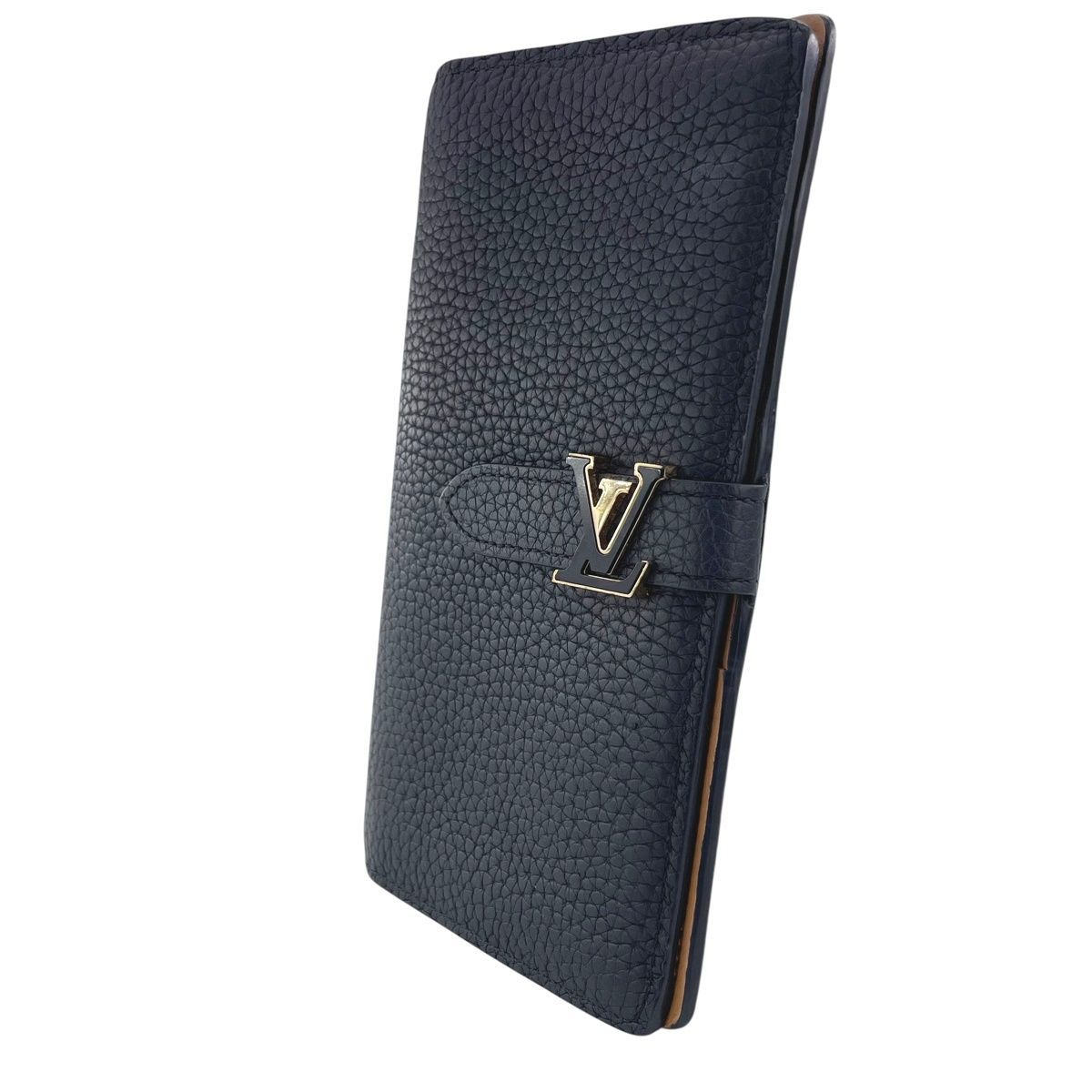 LOUIS VUITTON ルイ ヴィトン ヴェルティカル ウォレット M81330 トリヨンレザー ブラック ノワール レディース財布 25019592 RD