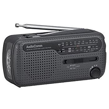 非常に良い】 オーム電機 AM FM SW手回し発電ラジオライト RAD-V963N