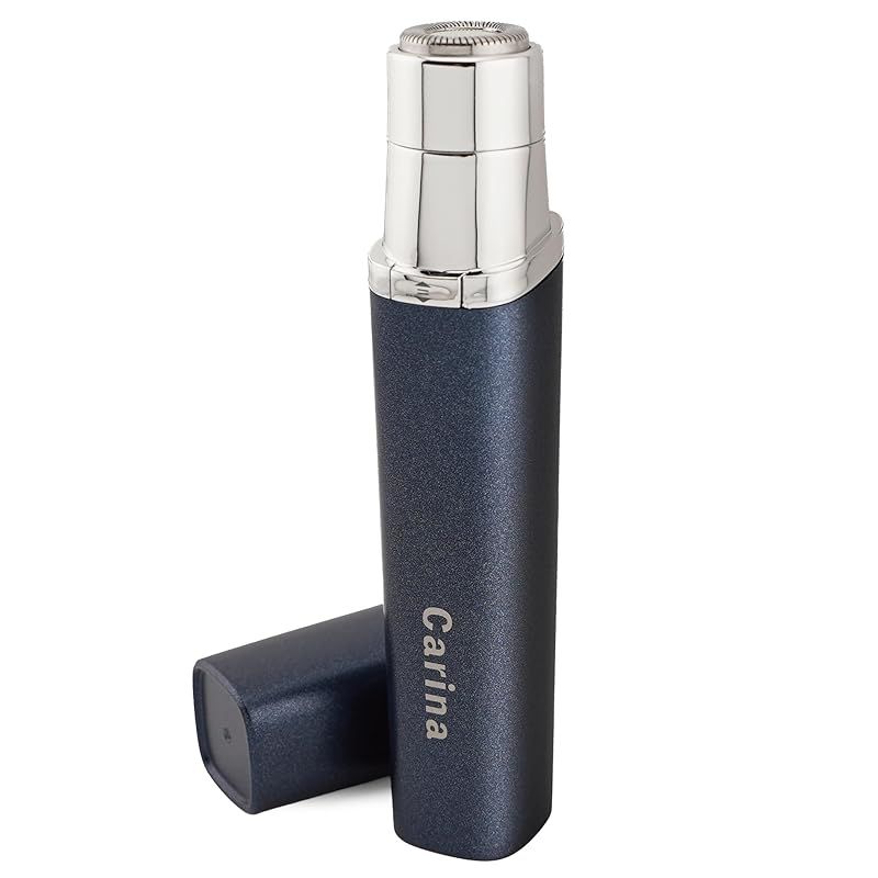 CarinaII 電動 シェーバー レディース 全身 子供 敏感肌 産毛 顔 vio 電池式 カリーナ ネイビー 0