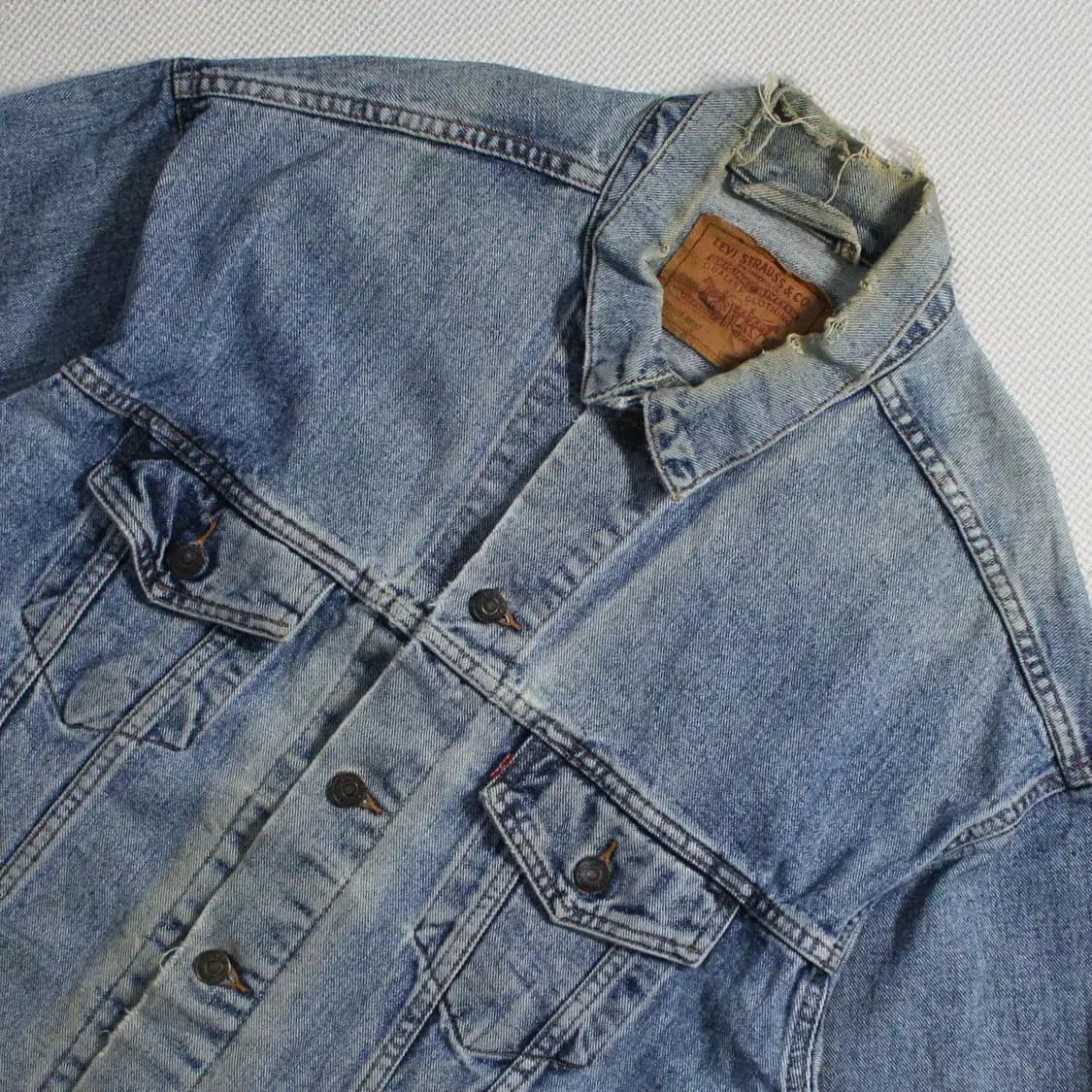 90 s LEVI S リーバイス ライトウォッシュ デニム ジャケット USA L039