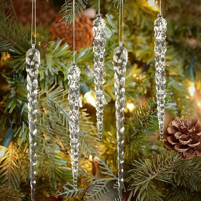 Hopeholic クリスマス オーナメント 氷柱 24本セット クリスマス 飾り