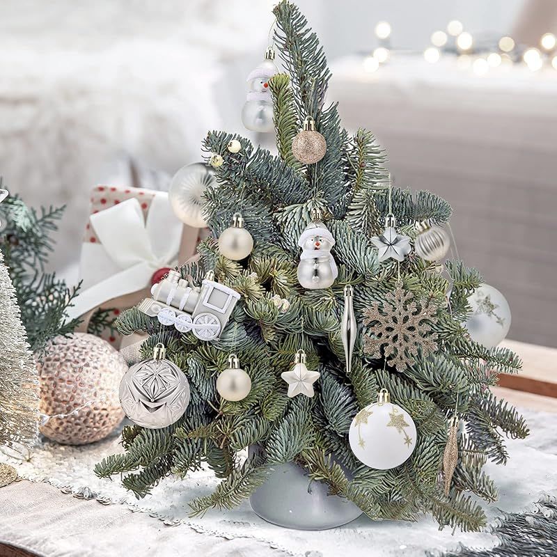 Syhood 4個 6インチ レッドベルベット クリスマスボール ベルベット