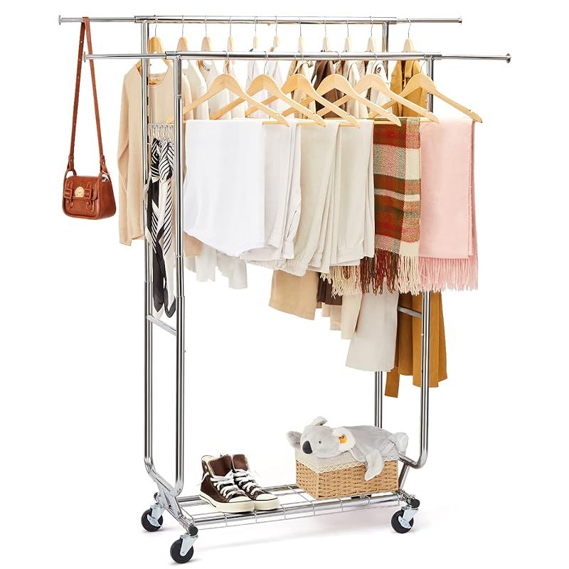 HOKEEPER ハンガーラック パイプハンガーラック 耐荷重150KG 業務用 大