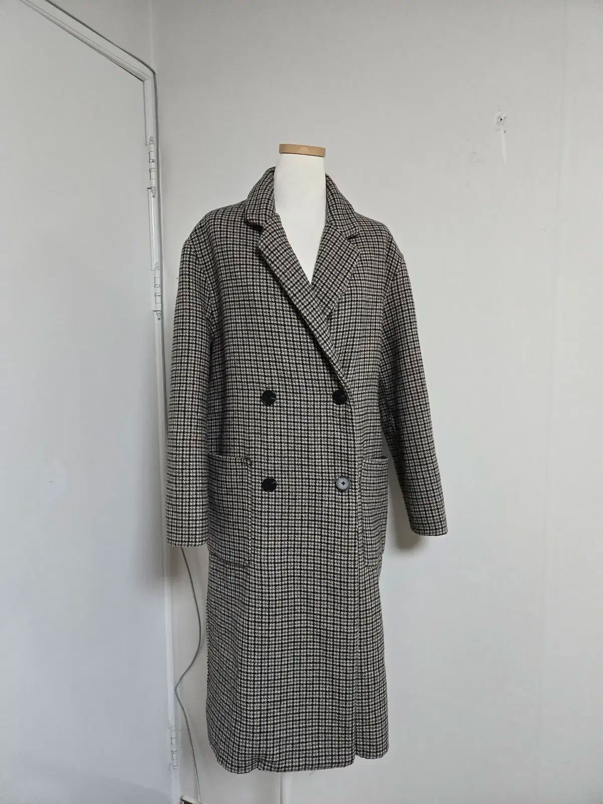 KUHO クホ チェック ロング コート