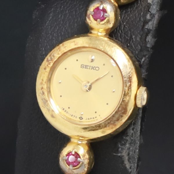 SEIKO セイコー 1E20-0420 ゴールドカラー クオーツ 腕時計 SEIKO セイコー 1E20-0420 ゴールドカラー クオーツ 腕時計 2025年最新