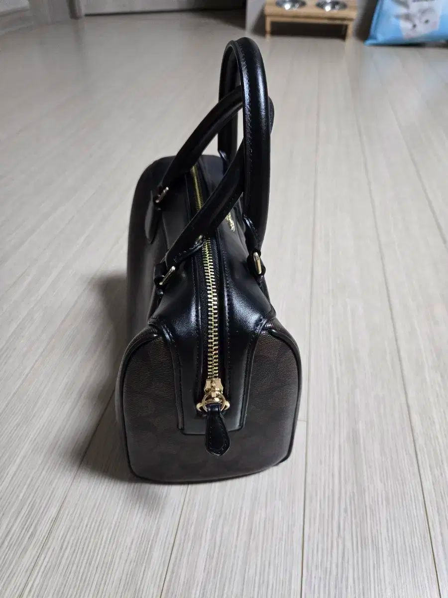 COACH コーチ シグネチャー ミニ ボストンバッグ ブラウン DECORATOM_COM_BR