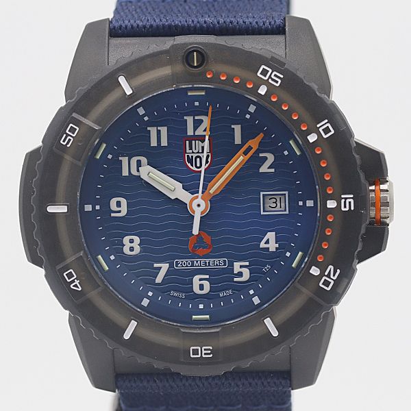 級 稼働 ルミノックス 8900シリーズ ブルー文字盤 QZ メンズ腕時計 6953100 10 KHT KTU