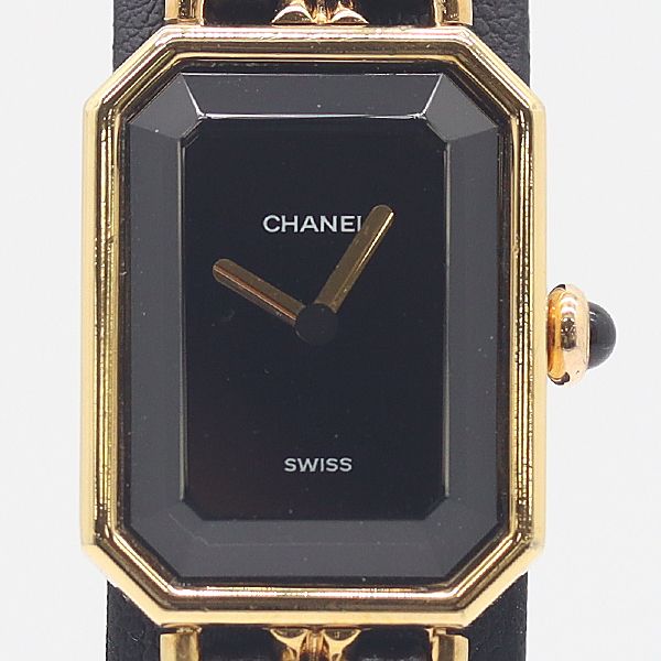 稼働 シャネル プルミエールXL H0001 X.D.36857 ブラック文字盤 QZ レディース腕時計 1099010 10OKT KTU ABC17080