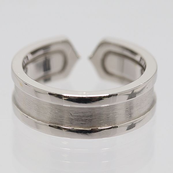 カルティエ リング 750WG C2 スモール 50 7.1g ジュエリー 5920310 10KHT AKO ABC17094 SMZ