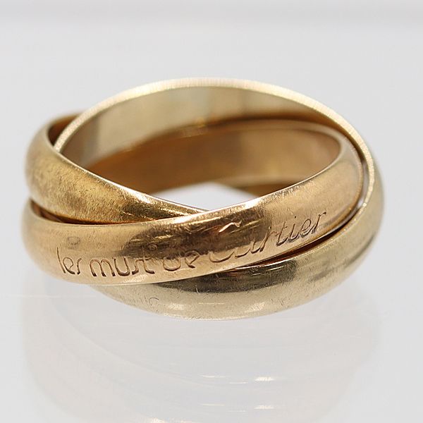 カルティエ トリニティリング 750 49 6.9g ジュエリー 3675210 10KHT AKO ABC17116 SMZ