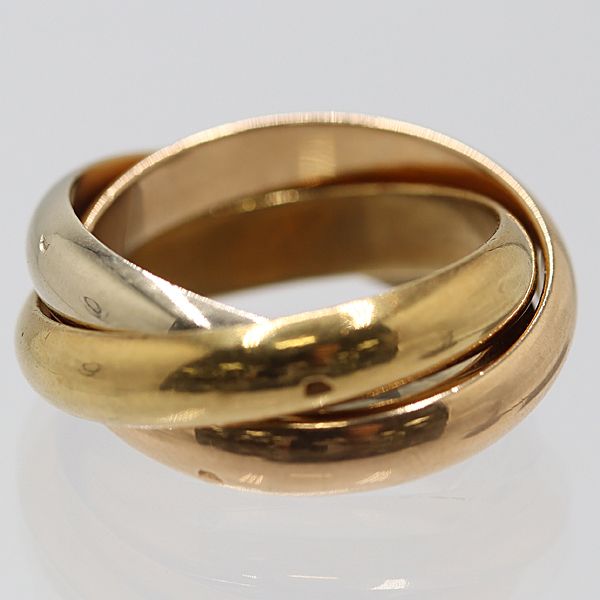 カルティエ トリニティリング 750 51 11.5ｇ ジュエリー 0493020 10KHT AKO ABC17115 SMZ