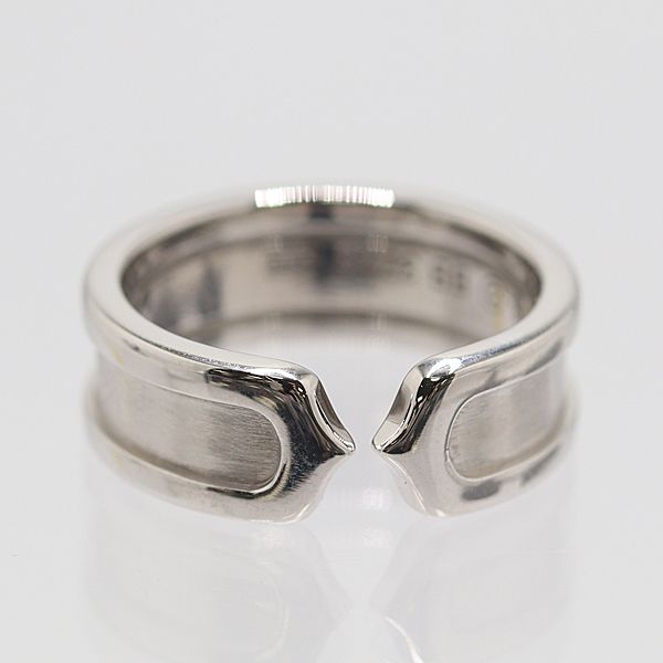 カルティエ リング 750WG C2 48 6.8ｇ ジュエリー 9208210 10KHT AKO ABC17107 SMZ