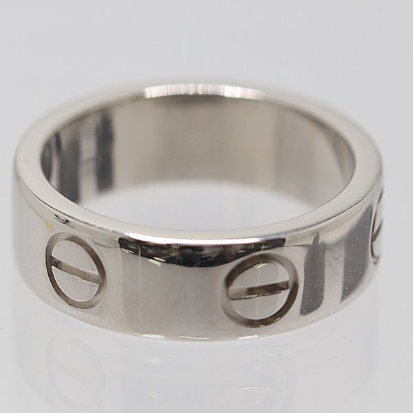 カルティエ 750WG ラブリング 48 6.8ｇ ジュエリー 0364210 10KHT AKO ABC17108 SMZ