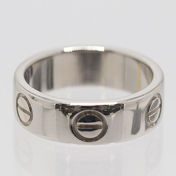 カルティエ ラブリング 750WG ラブリング 47 6g ジュエリー 1099010 10KHT AKO ABC17106 SMZ