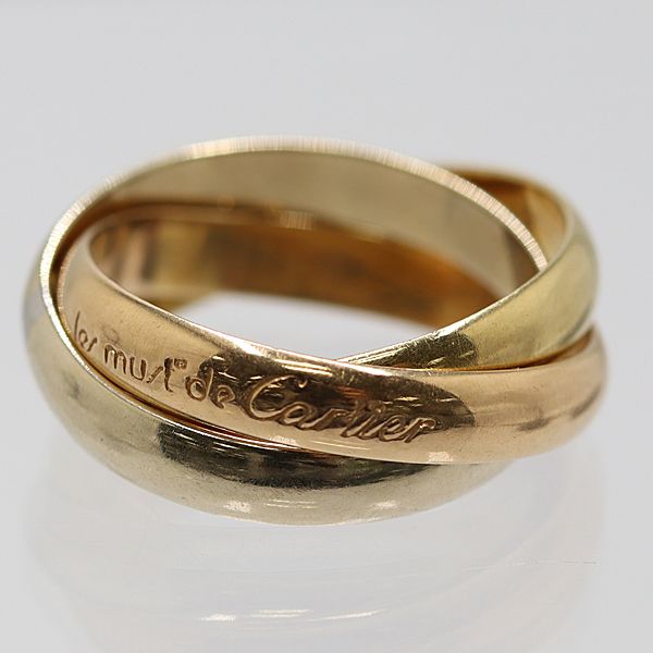 カルティエ トリニティリング750 51 7.8ｇ ジュエリー 2940410 10KHT AKO ABC17120 SMZ