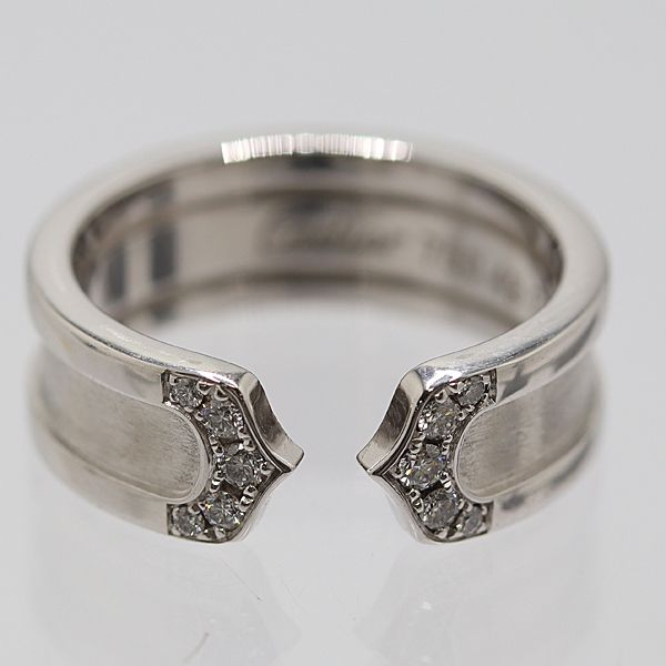 カルティエ リング 750WG C2 スモール 49 7ｇ ジュエリー 2619210 10KHT AKO ABC17104 SMZ FORTGASGNV_COM_BR