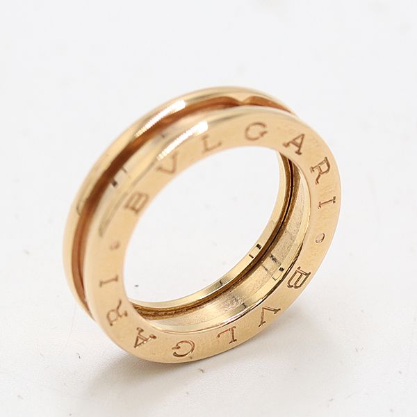 ブルガリ ビーゼロワンリング 750PG 52 7.7ｇ ジュエリー 5261410 10KHT AKO ABC17083 SMZ