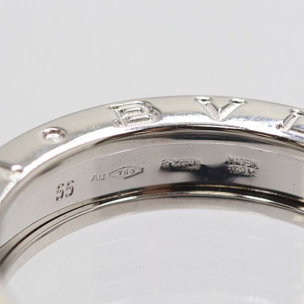 ブルガリ ビーゼロワンリング 750WG 55 6.3ｇ ジュエリー 0033110 10KHT AKO ABC17092 SMZ FORTGASGNV_COM_BR