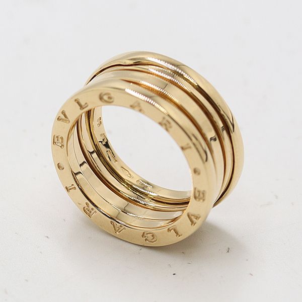 ブルガリ ビーゼロワンリング YG 750 50 9.7g ジュエリー 9433710 10KHT AKO ABC17088 SMZ