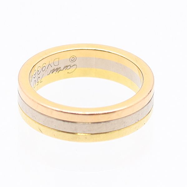 カルティエ トリニティリング750 48 6.3g ジュエリー 3344110 10KHT AKO KMR ABC 17044