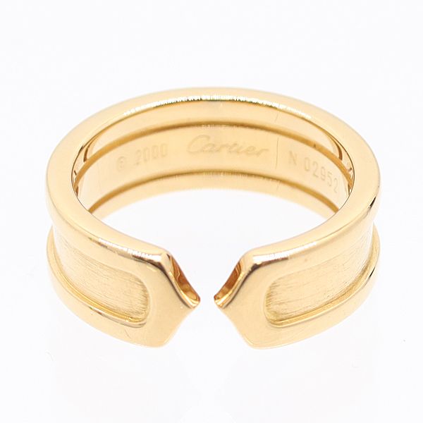 カルティエ リング 750 C2 スモール 49 6.9ｇ ジュエリー 1225510 10KHT AKO KMR ABC 17037