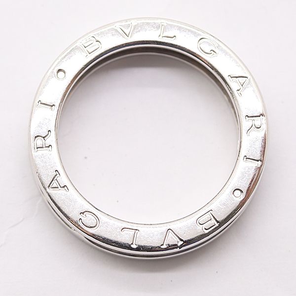 ブルガリ ビーゼロワンリング 750WG 53 7ｇ ジュエリー 9208210 10KHT AKO ABC 17057