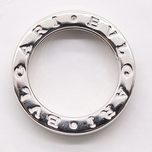 ブルガリ ビーゼロワンリング 750WG 46 6.9ｇ ジュエリー 3675210 10KHT AKO ABC 17058