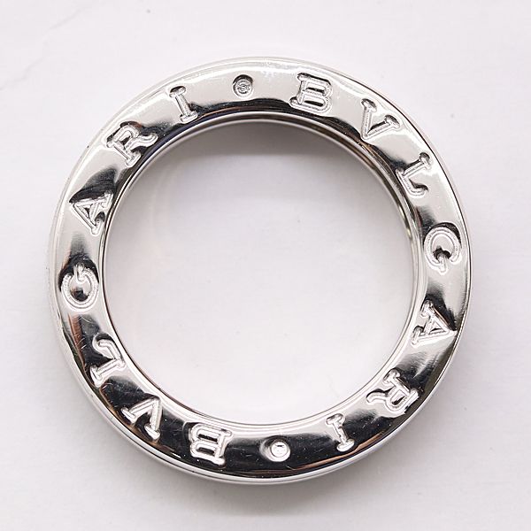 ブルガリ ビーゼロワンリング 750WG 46 6.9ｇ ジュエリー 3675210 10KHT AKO ABC 17058