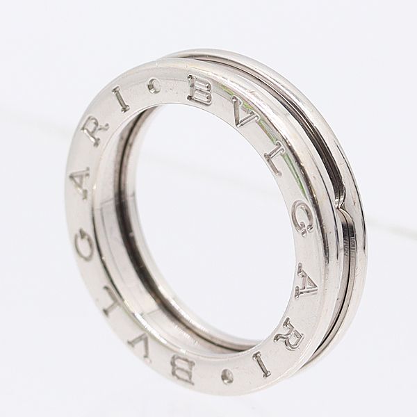 ブルガリ ビーゼロワンリング 750WG 53 6.6ｇ ジュエリー 8900210 10KHT AKO ABC KMR 17033