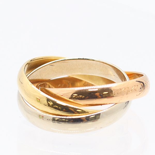カルティエ トリニティリング 750 52 7.5ｇ ジュエリー 8572410 10KHT AKO KMR ABC 17047