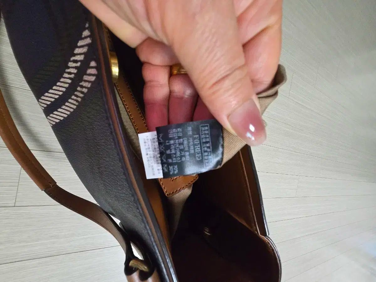 チェック柄 ショルダートートバッグ