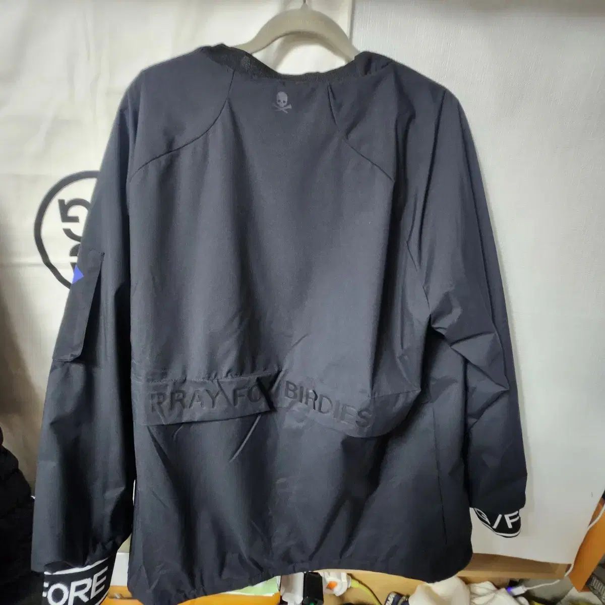 ジフォー G FORE ブラック ウィンドブレーカー プルオーバー XL