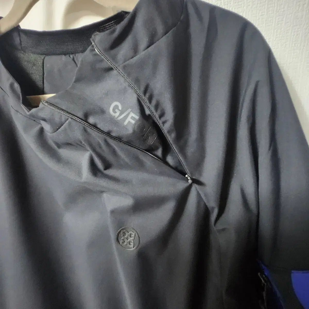 ジフォー G FORE ブラック ウィンドブレーカー プルオーバー XL LLC-HASEGAWATOSO_COM