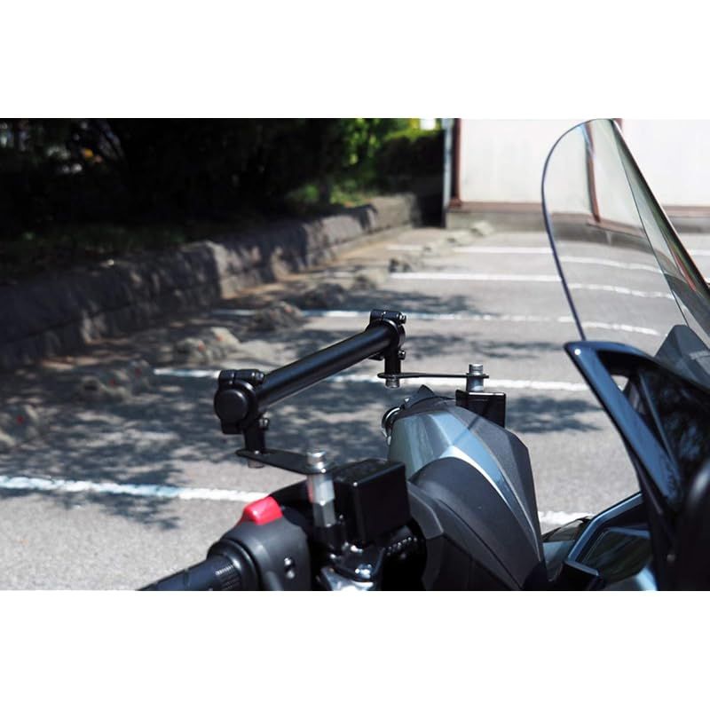 ワールドウォーク フォルツァ MF 13 用マルチガジェットマウントバー mgb-5 ブラック 1